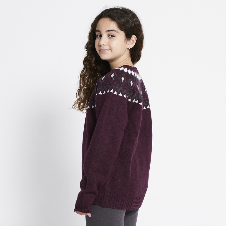 Pattern knit sweater "Britta star"